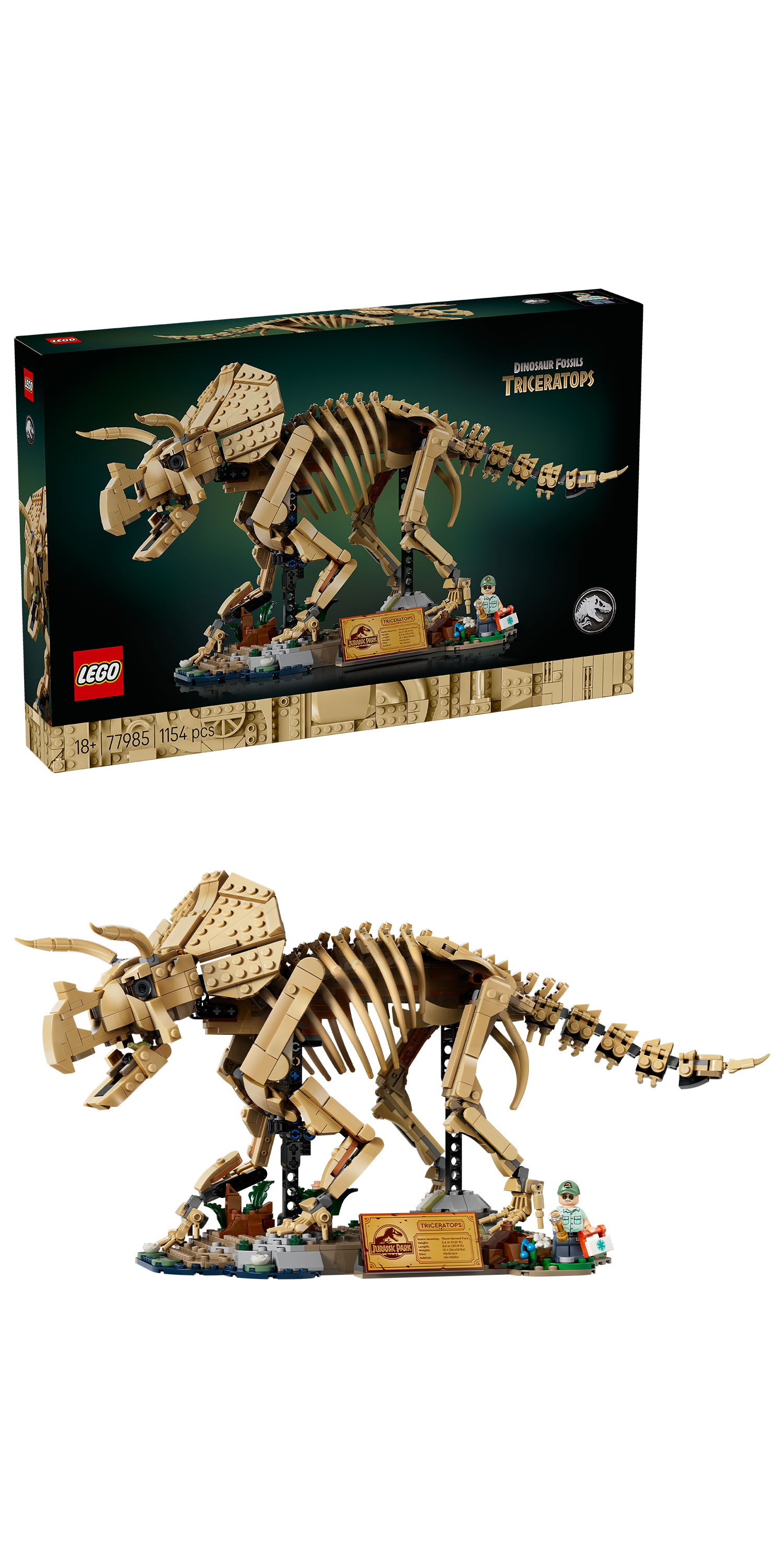 LEGO Jurassic World Dinosaurier-Fossilien: Triceratops 77985 - Bild 1
