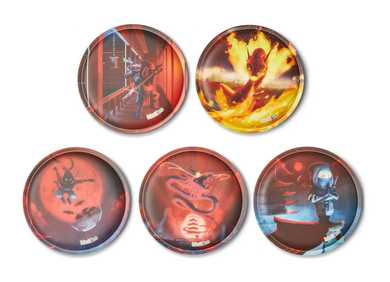 Ergobag Klettie-Set Feuerdrache 5-tlg - Bild 1