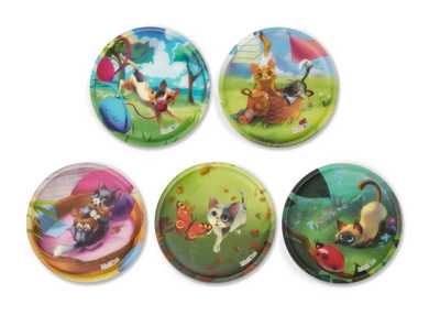 Ergobag Klettie-Set Katzenbabies 5-tlg - Bild 1