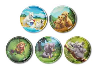 Ergobag Klettie-Set Zoobabies 5-tlg - Bild 1