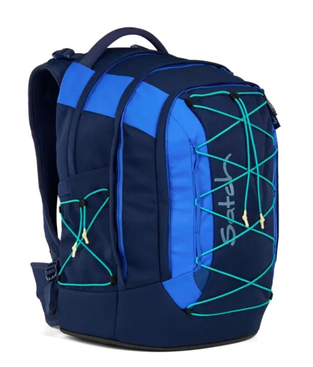 Satch Pack Schulrucksack Crossed Blue - Bild 2
