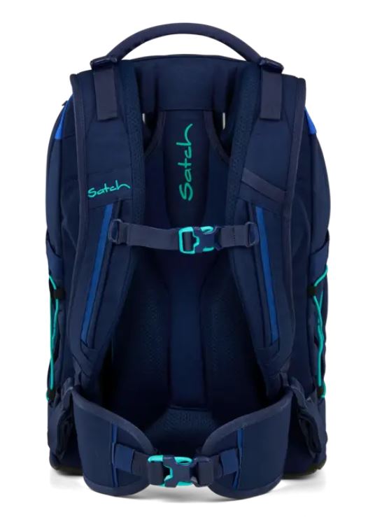 Satch Pack Schulrucksack Crossed Blue - Bild 4