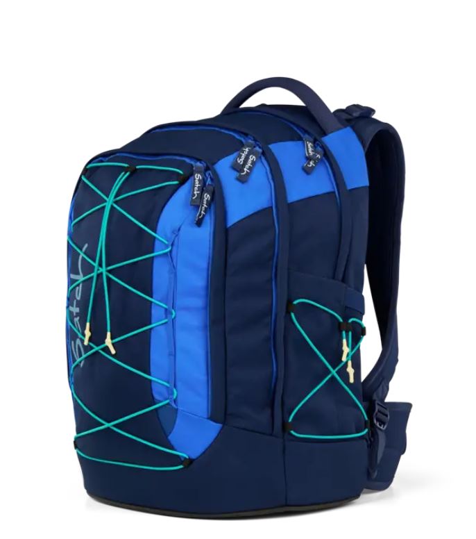 Satch Pack Schulrucksack Crossed Blue - Bild 5
