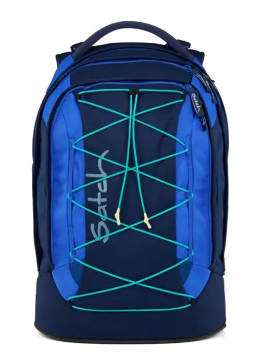 Satch Pack Schulrucksack Crossed Blue - Bild 1