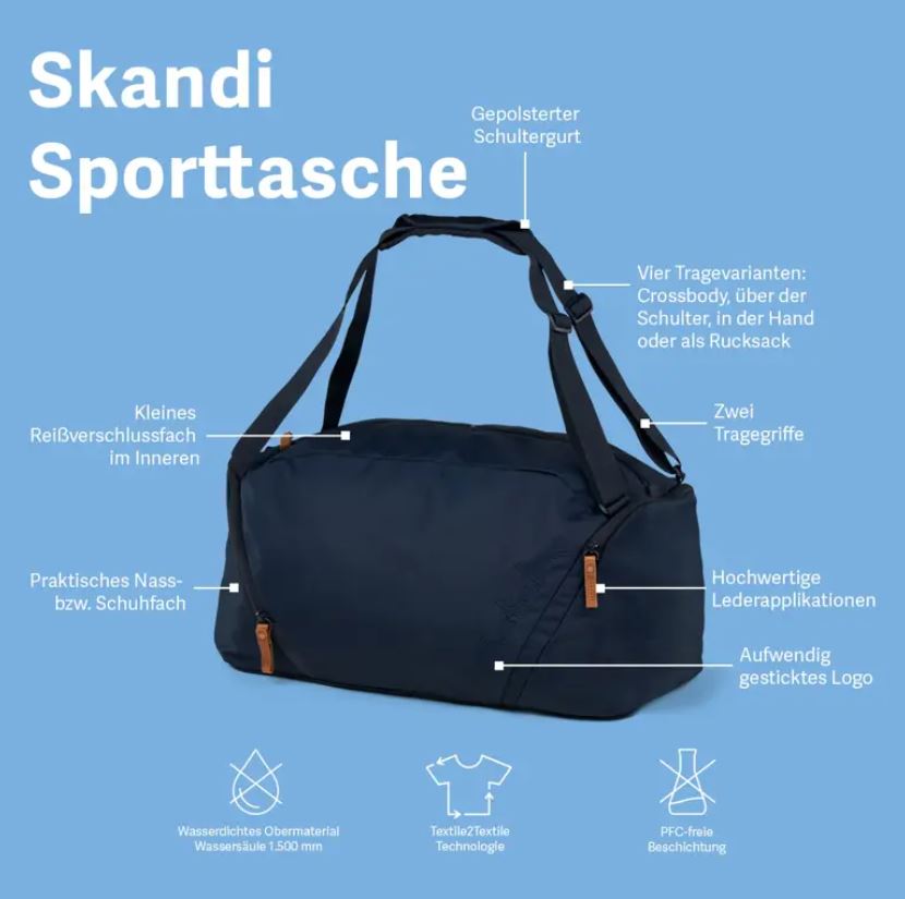 satch Sporttasche Nordic Forest Green - Bild 4