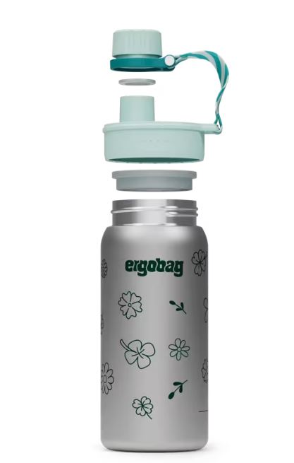Ergobag Trinkflasche Edelstahl Blumen - Bild 2