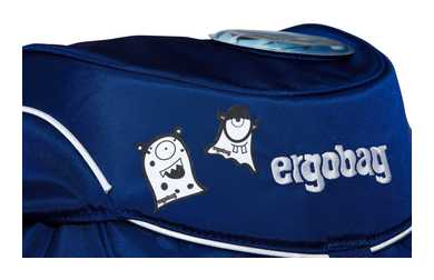 Ergobag Reflexie-Sticker Monster silber - Bild 2