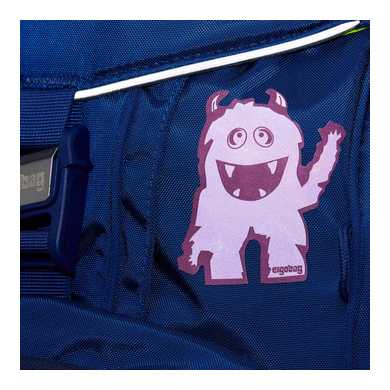 Ergobag Reflexie-Sticker Monster lila - Bild 3