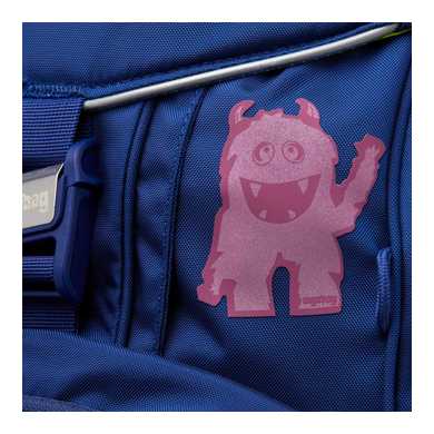 Ergobag Reflexie-Sticker Monster lila - Bild 2