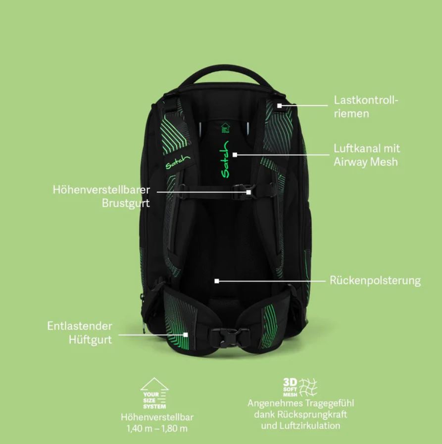 Satch Match Plus Seismic Green - Bild 9