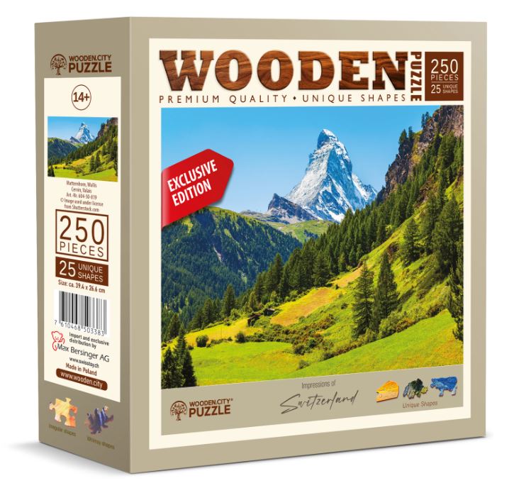 Puzzle Holz Matterhorn 250 Teile - Bild 1