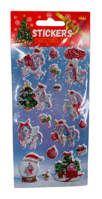 Sticker Puffy Xmas Unicorns - Bild 1