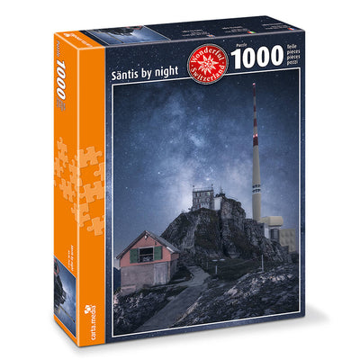 Puzzle Säntis by Night 1000 Teile