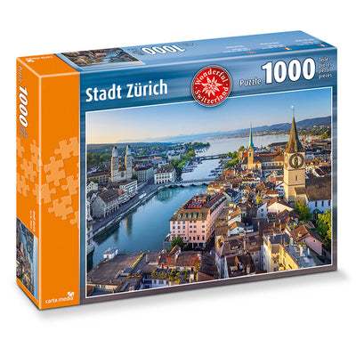 Puzzle 1000 Teile Stadt Zürich