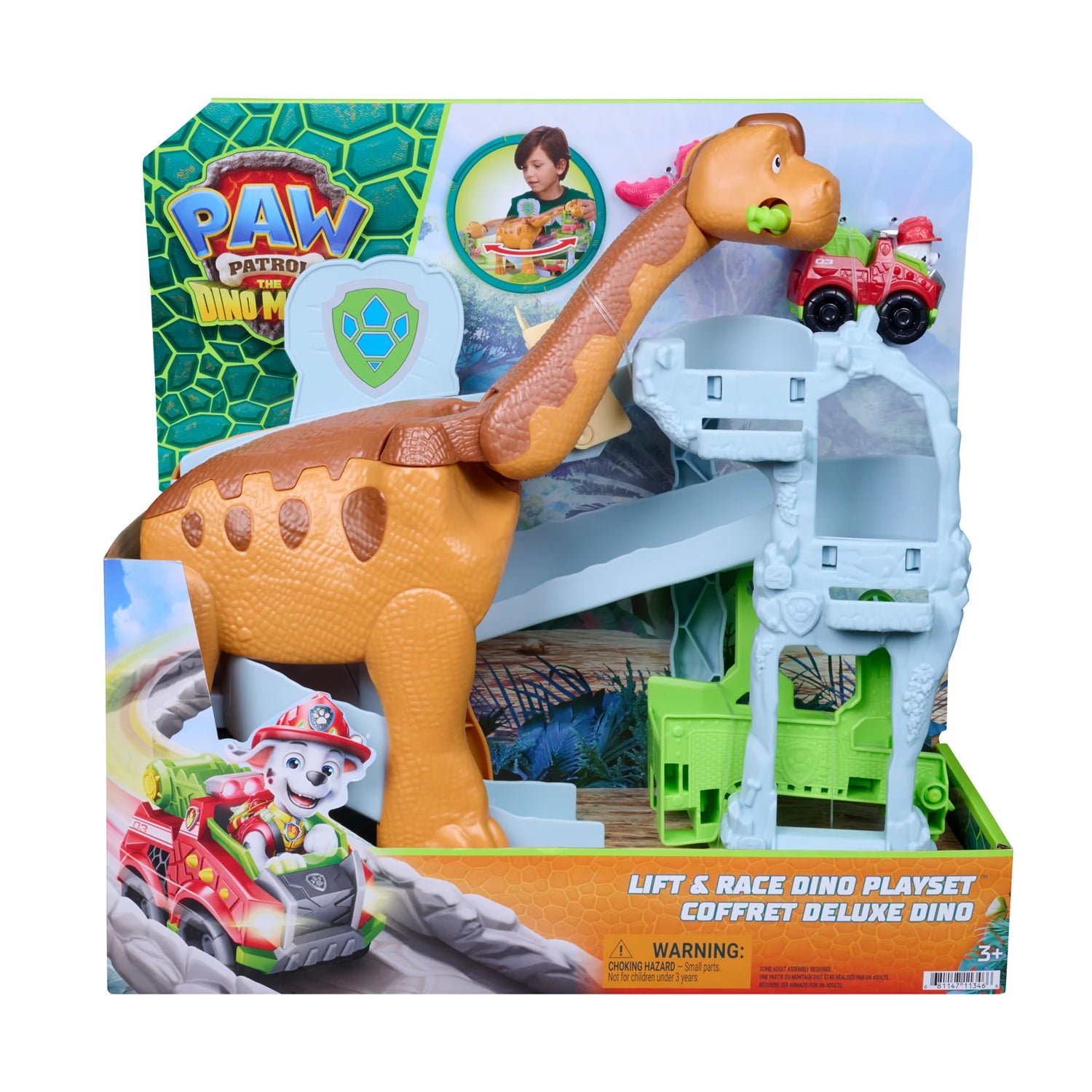 PAW Patrol Dino Movie Lift & Race Dino-Spielset mit Marshall - Bild 1