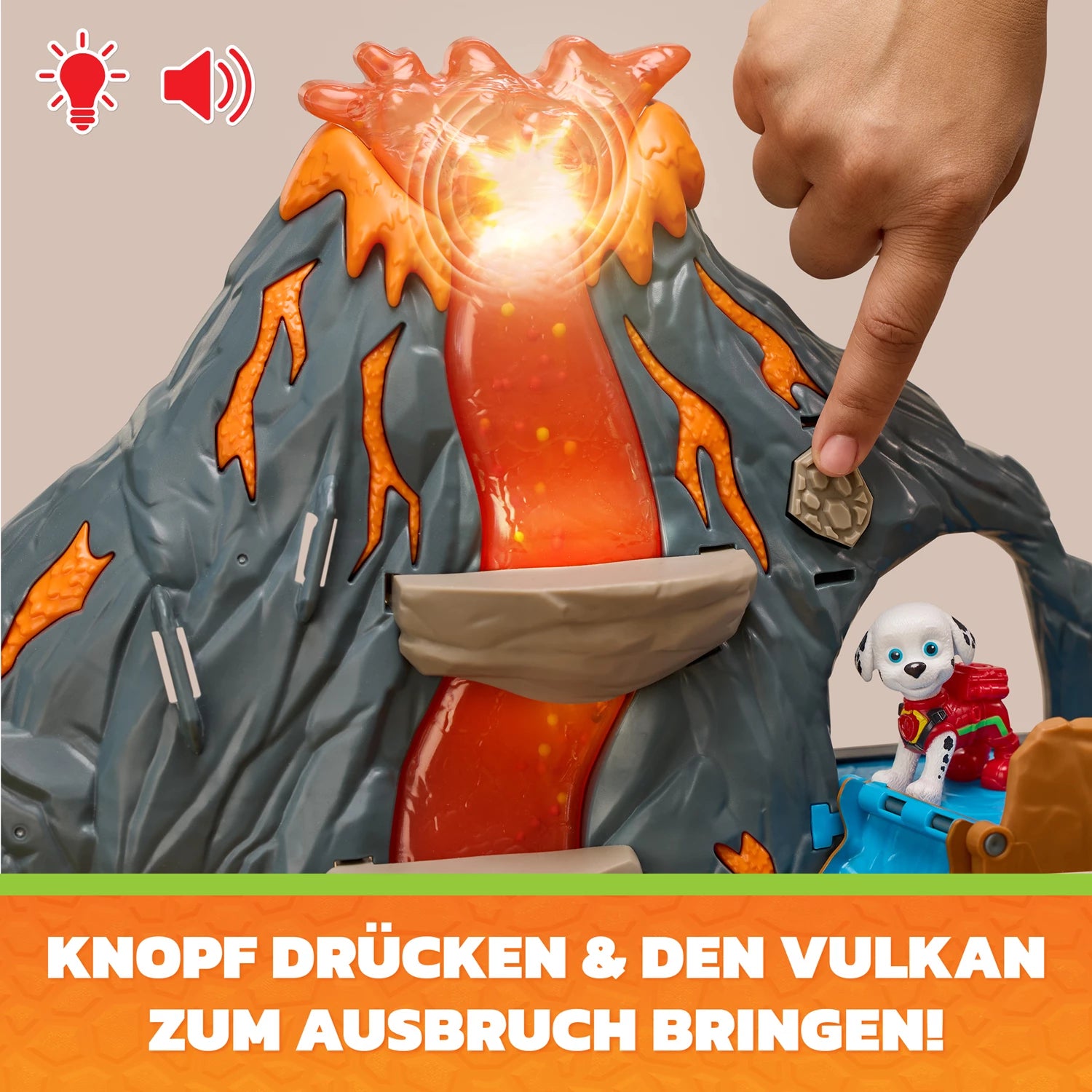 PAW Patrol Lava Blast Playset Dino Movie Playset - Bild 3