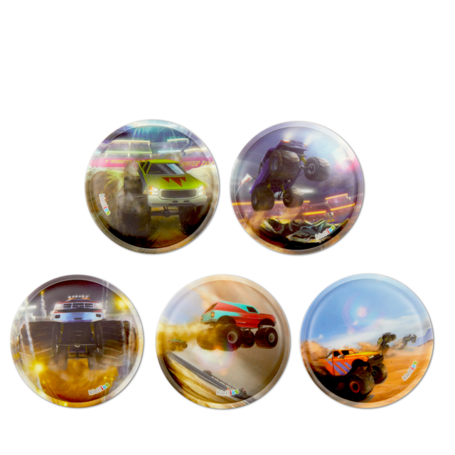 Ergobag Klettie-Set Monstertrucks 5-tlg. - Bild 1