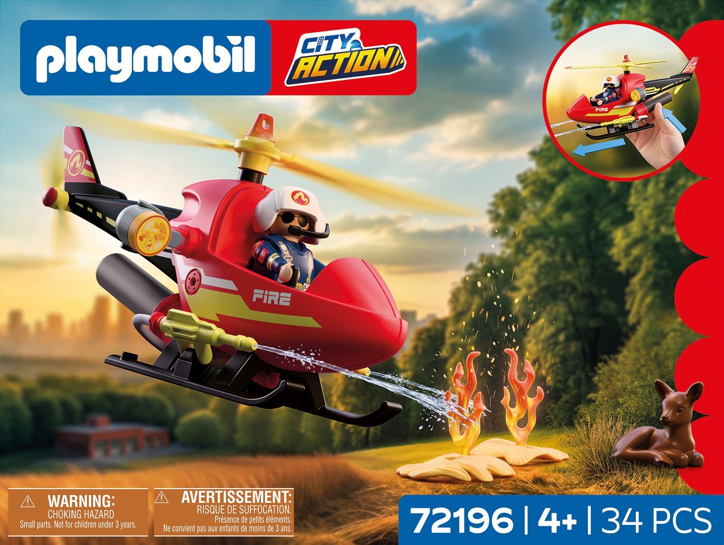 PLAYMOBIL City Action Feuerwehr-Helikopter 72196 - Bild 7