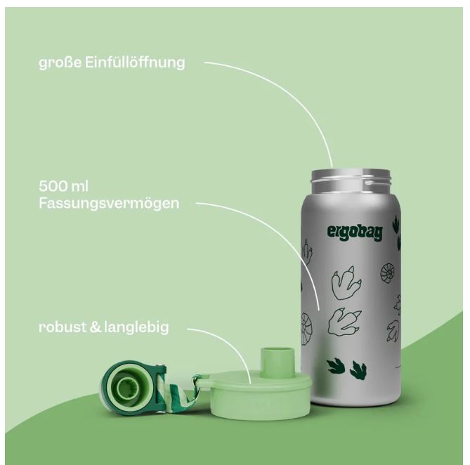 Ergobag Trinkflasche Edelstahl Gewitter - Bild 7