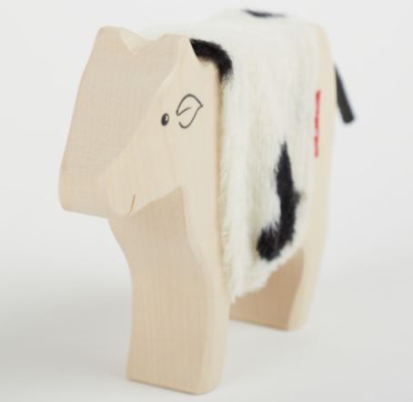 Holztier Kuh Cudly Wudly - Bild 3