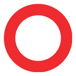 Verkehrstafel leer