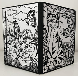 TataRuga Samtbild zum Ausmalen, Mappe Kätzchen