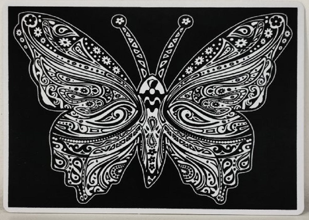 TataRuga Samtbild zum Ausmalen A4 Schmetterling - Bild 1