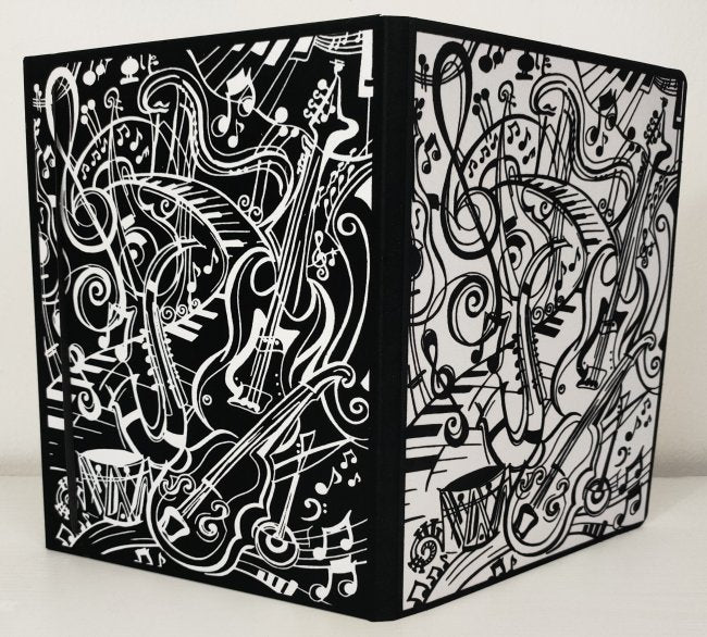 TataRuga Samtbild zum Ausmalen, Mappe Musik - Bild 1