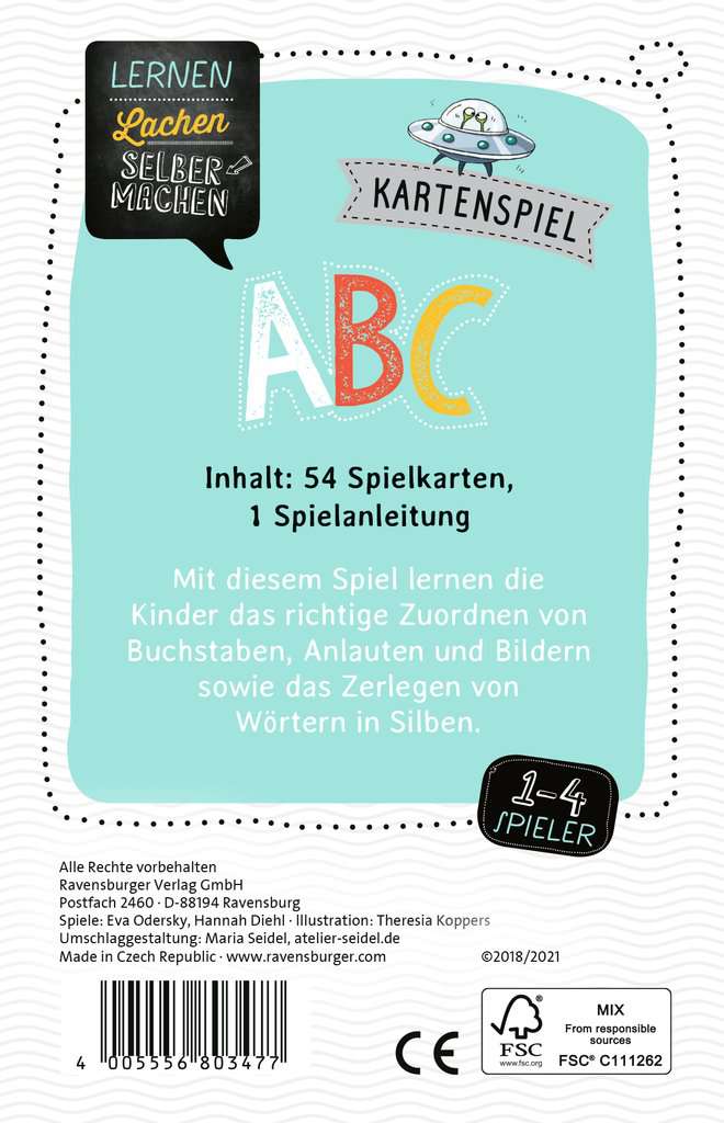 Lernen Lachen Selbermachen: ABC Kartenspiel 80.347 - Bild 2