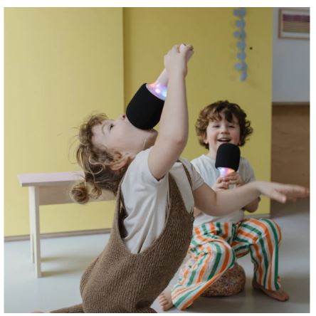 Mikrofon Bluetooth mit Licht blau - Bild 8