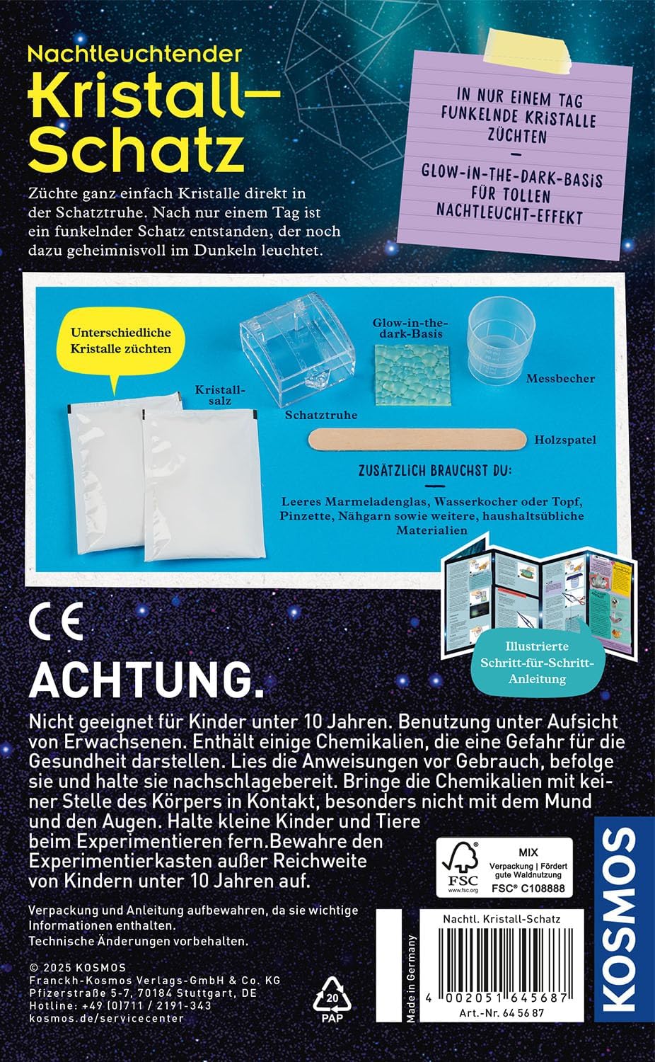 Kosmos Mitbring Nachtleuchtender Kristall - Schatz - Bild 2