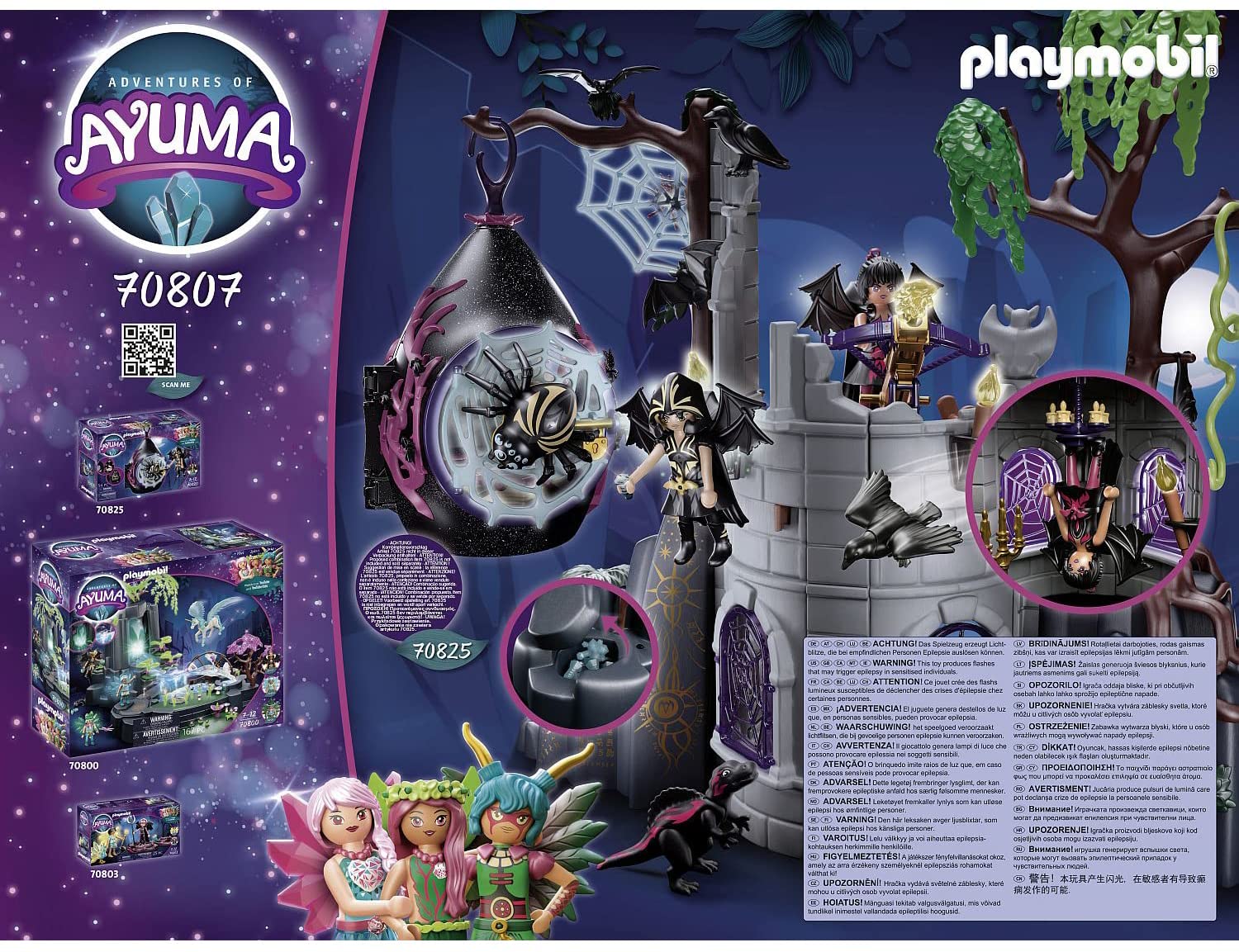 PLAYMOBIL  ADVENTURES OF AYUMA Bat Fairies Ruine 70807 - Bild 5