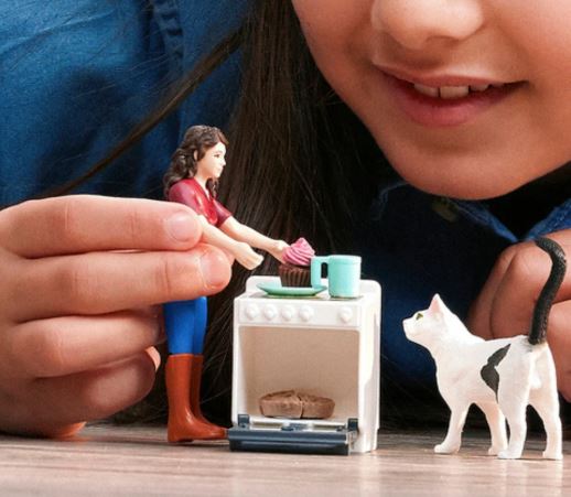 Schleich Backnachmittag mit Katze 81470 - Bild 2
