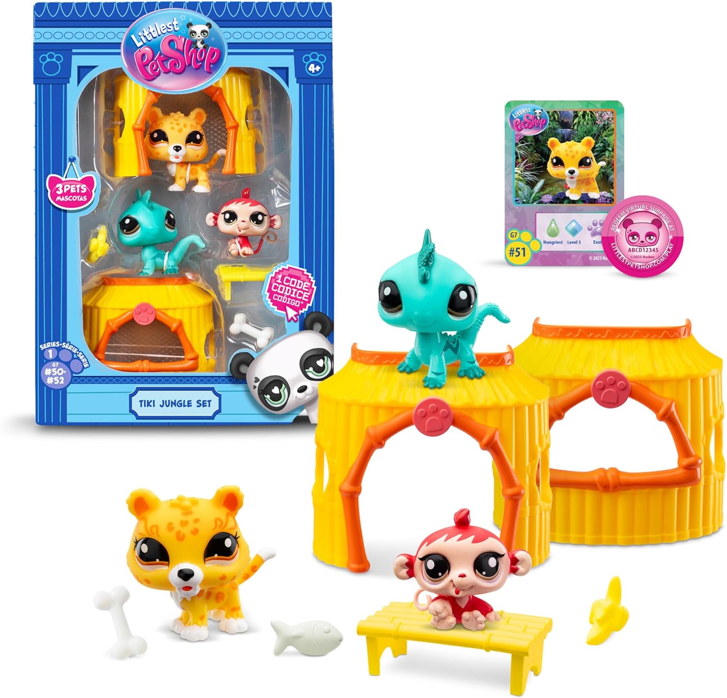 Littlest Pet Shop Tiki Jungle 3 Pets - Bild 1