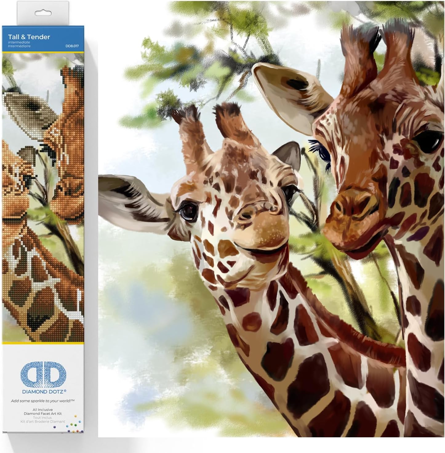 Diamond Painting Giraffen - Bild 3