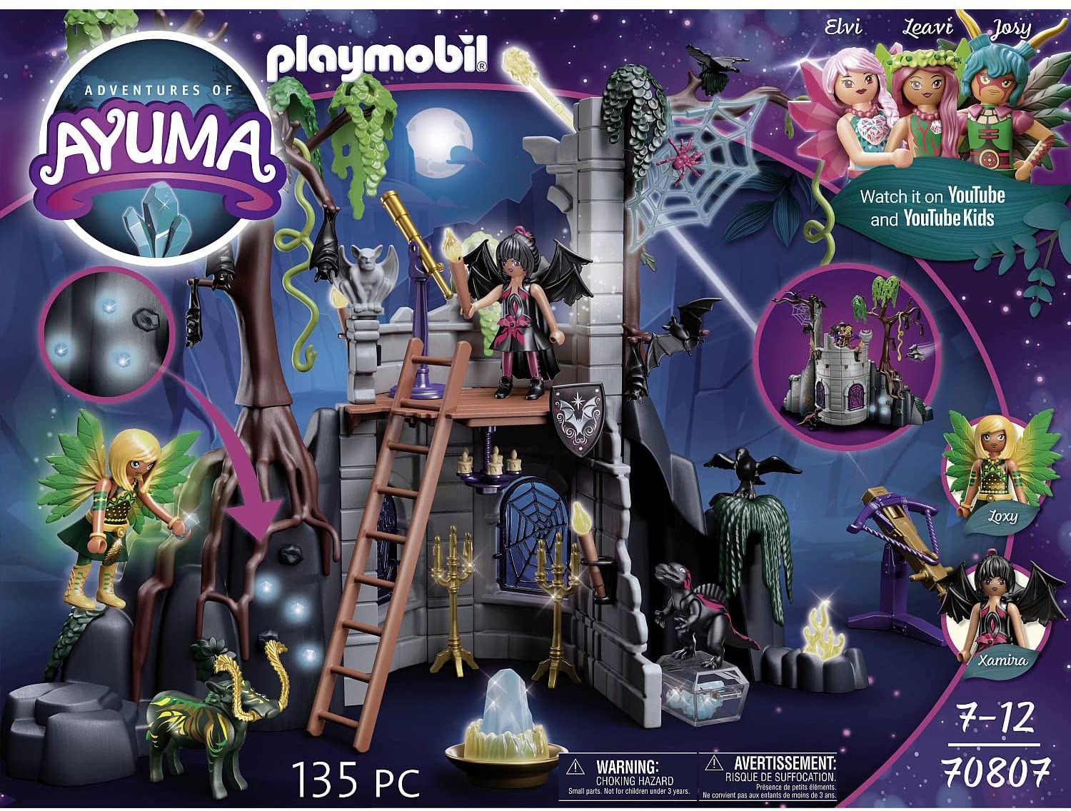 PLAYMOBIL  ADVENTURES OF AYUMA Bat Fairies Ruine 70807 - Bild 4