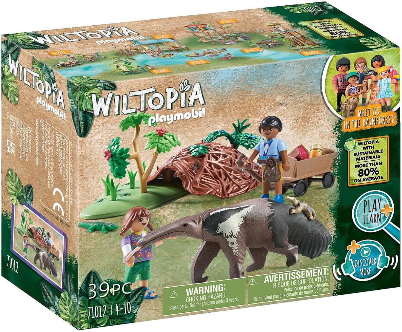 PLAYMOBIL Wiltopia Ameisenbärpflege 71012 - Bild 1