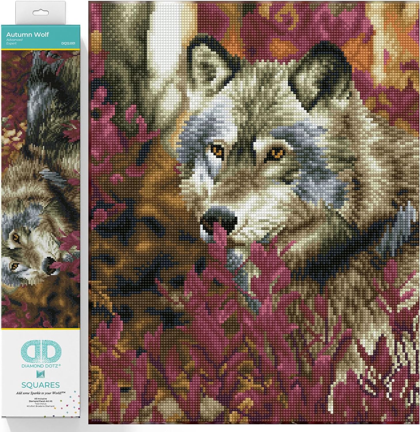 Diamond Painting Wolf - Bild 3