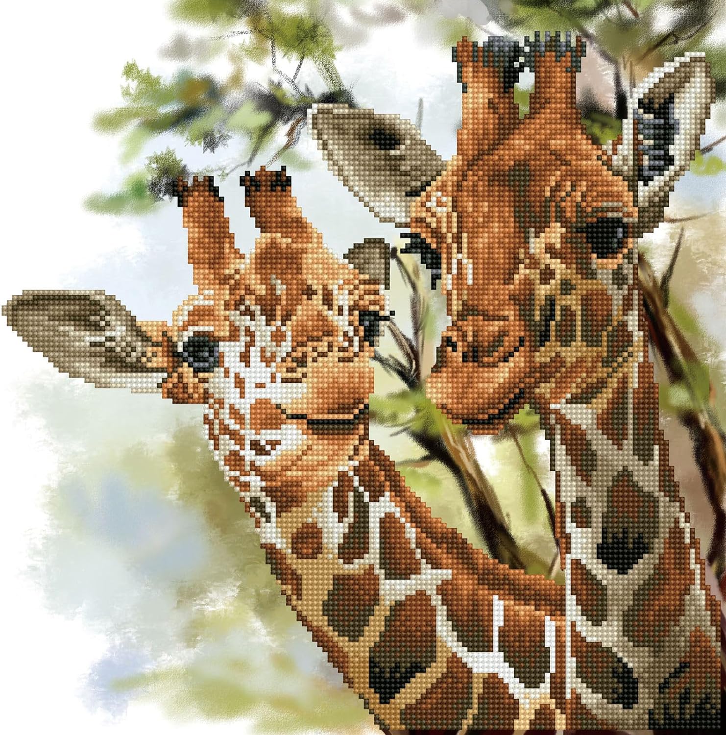 Diamond Painting Giraffen - Bild 1