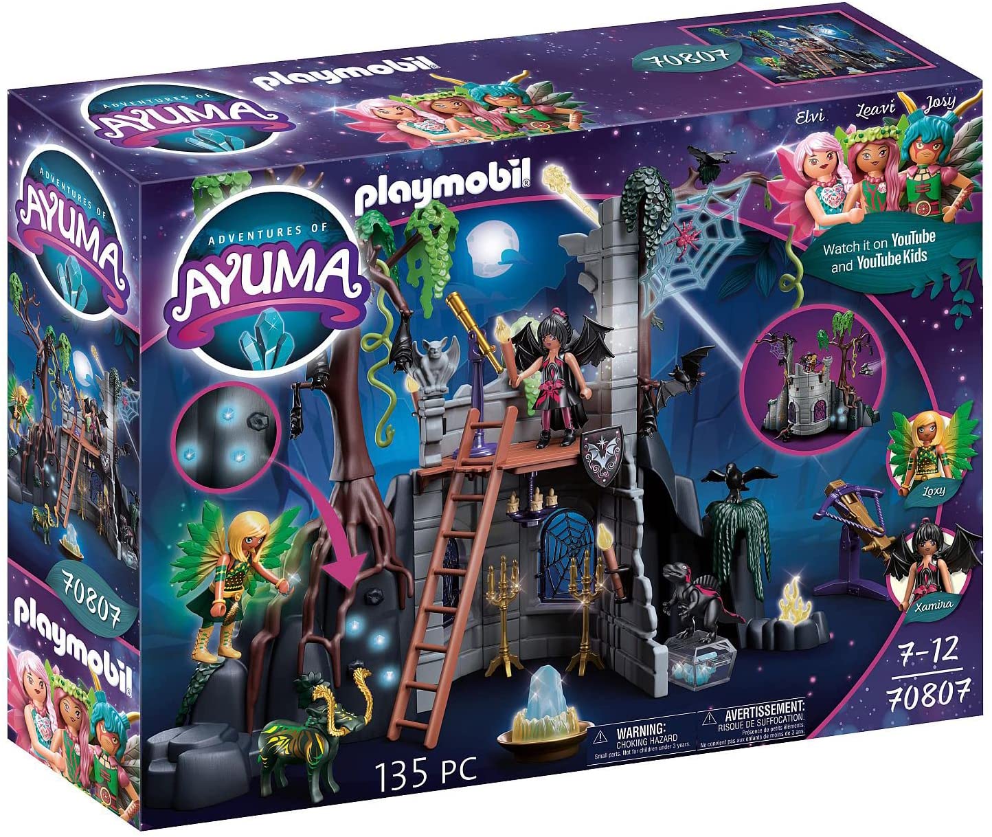 PLAYMOBIL  ADVENTURES OF AYUMA Bat Fairies Ruine 70807 - Bild 1