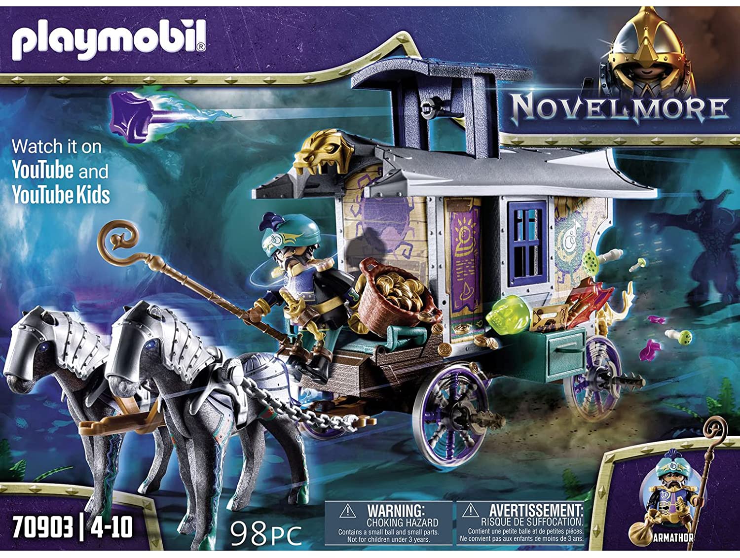 PLAYMOBIL  Novelmore Violet Vale - Händlerkutsche 70903 - Bild 1
