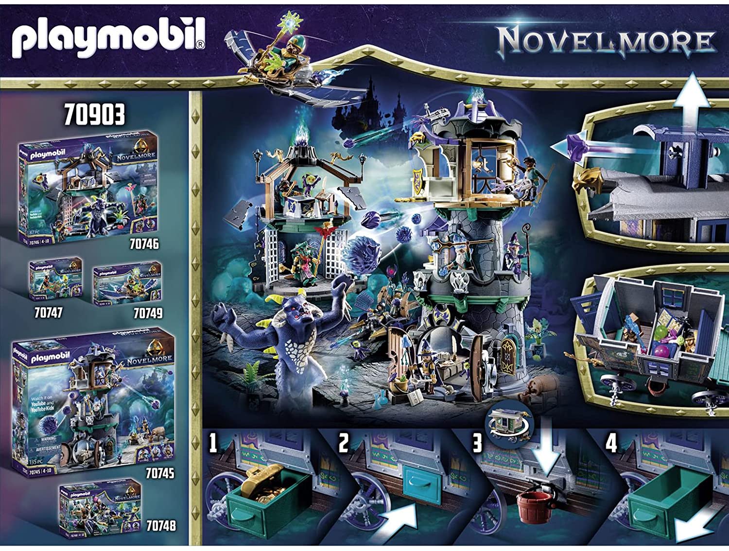 PLAYMOBIL  Novelmore Violet Vale - Händlerkutsche 70903 - Bild 3