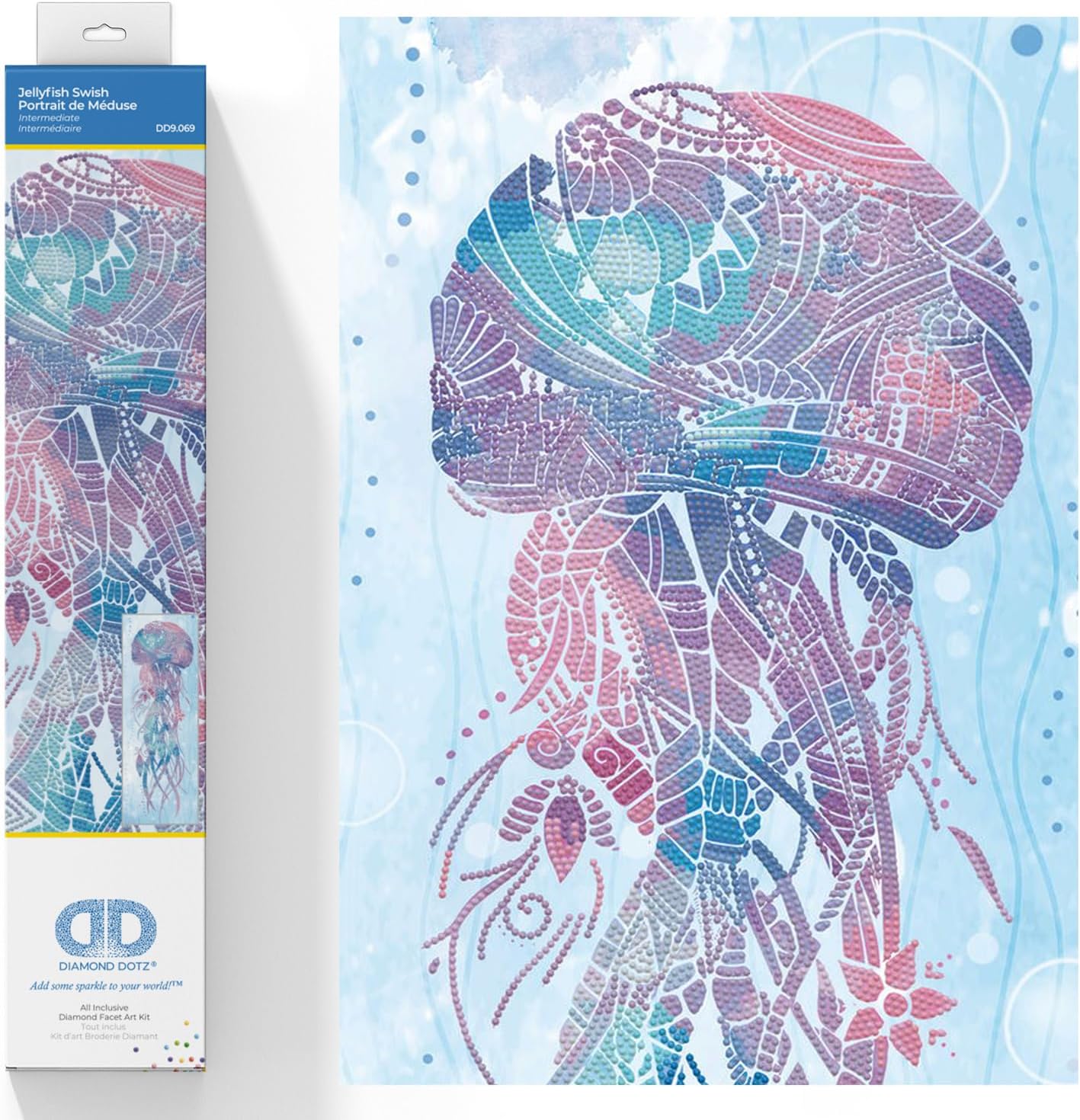 Diamond Painting Qualle - Bild 2