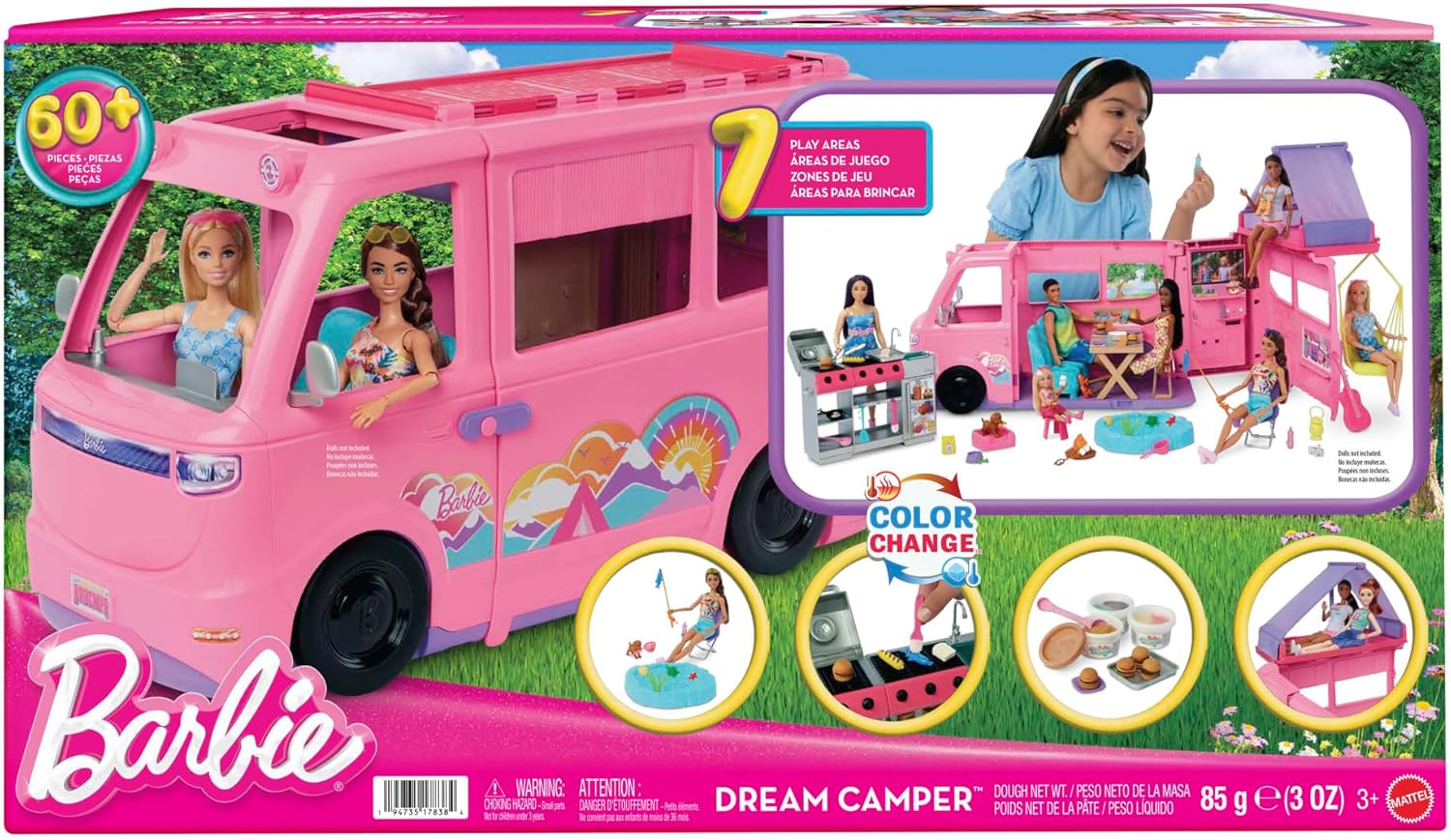 Barbie Super Abenteuer-Camper Spielset mit Dachzelt – Spielzeug24