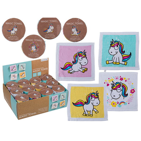 Magisches Handtuch Einhorn ca. 30x30cm - Bild 1