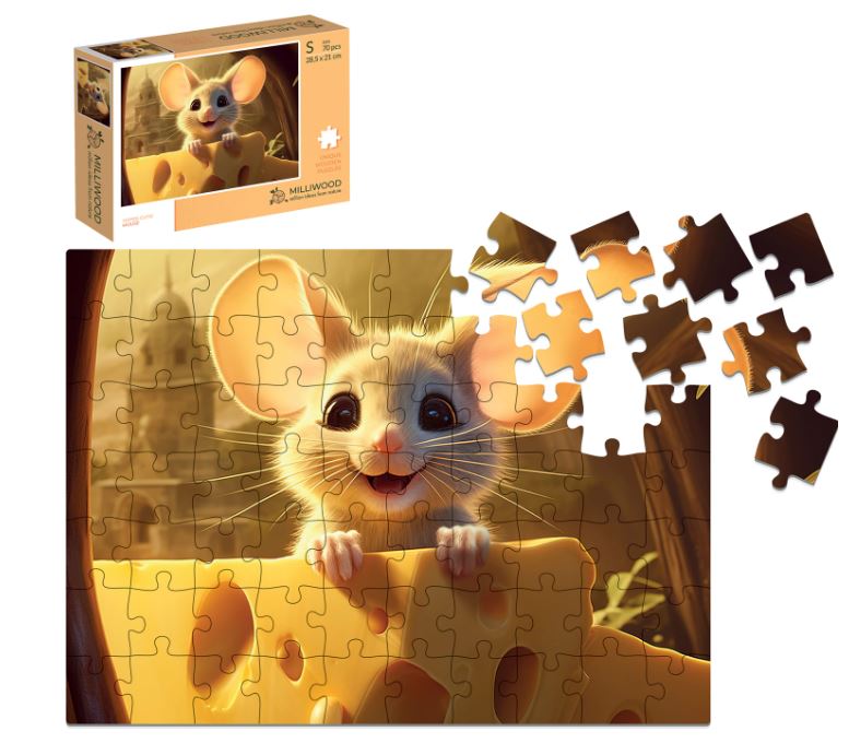 Puzzle Holz Maus 70 Teile - Bild 5