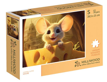 Puzzle Holz Maus 70 Teile