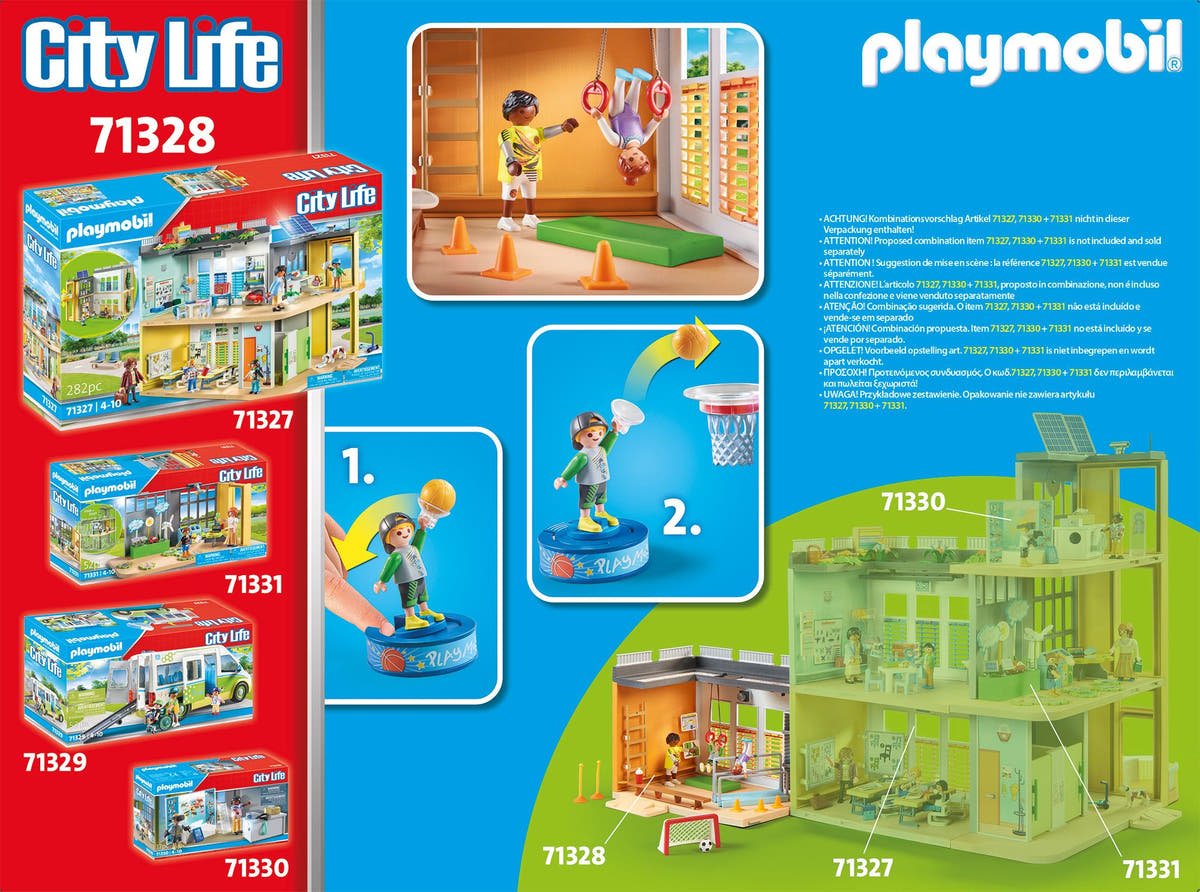 PLAYMOBIL Anbau Turnhalle 71328 - Bild 4