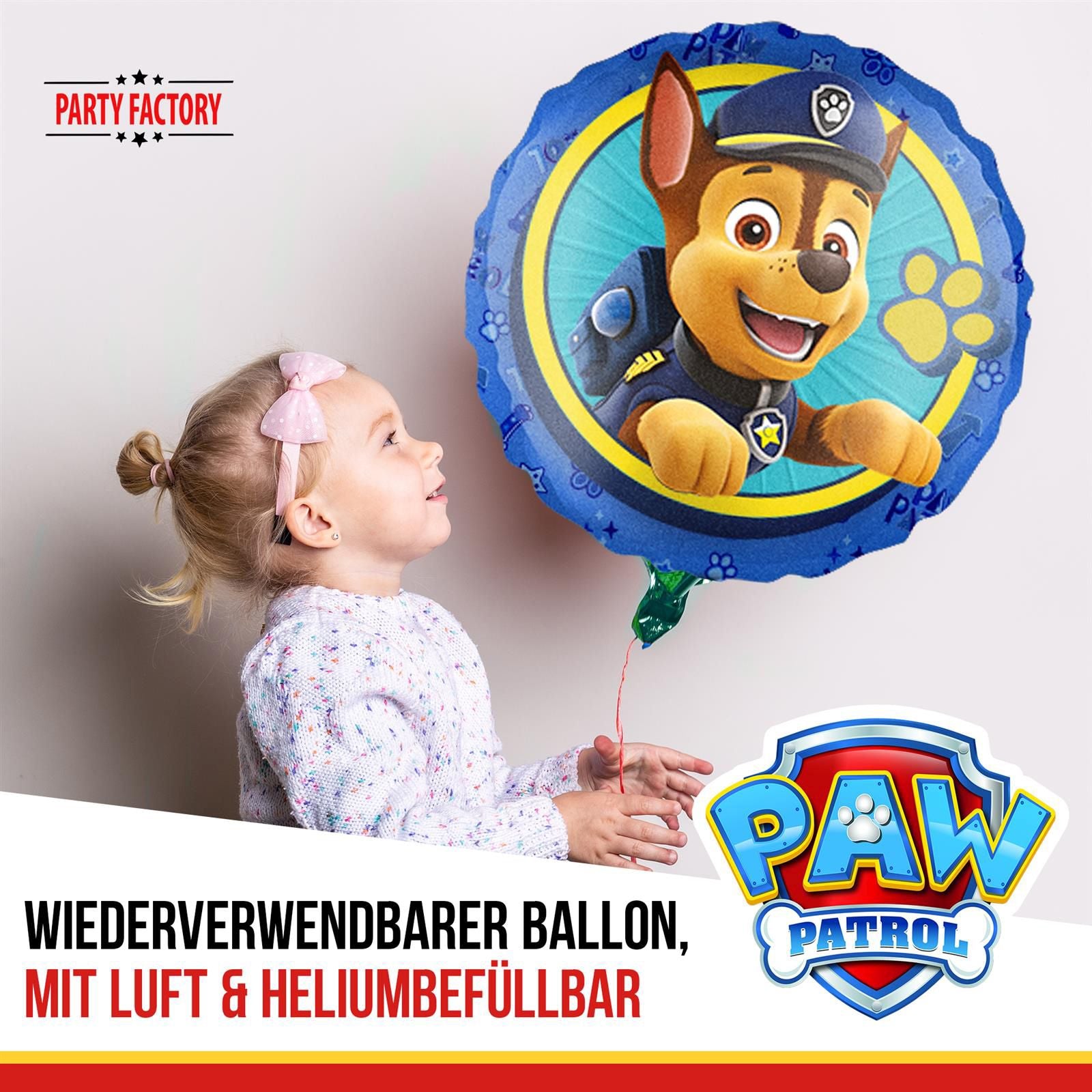 Folienballon Paw Patrol Chase 45cm - Bild 2