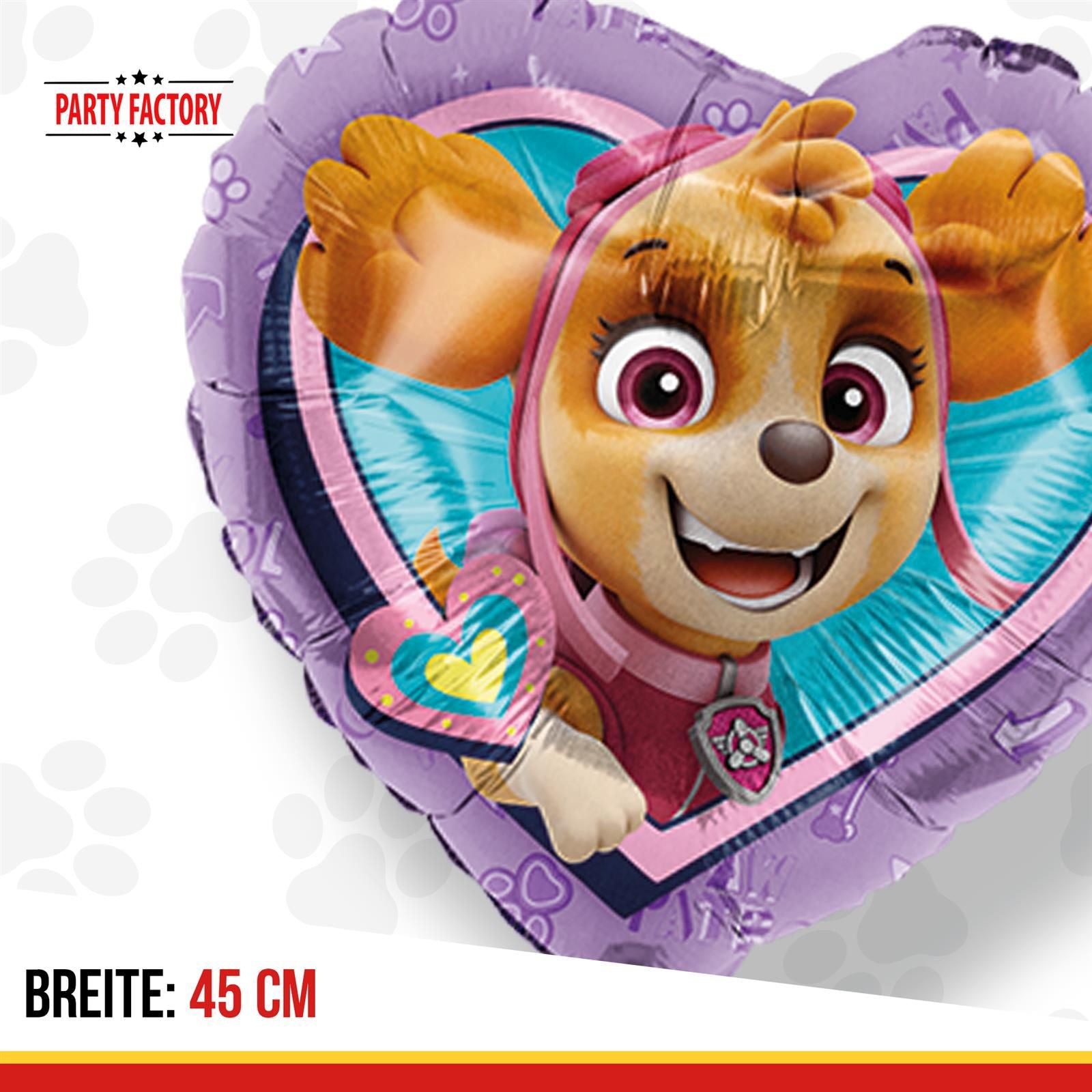 Folienballon Paw Patrol Skye 45cm - Bild 3